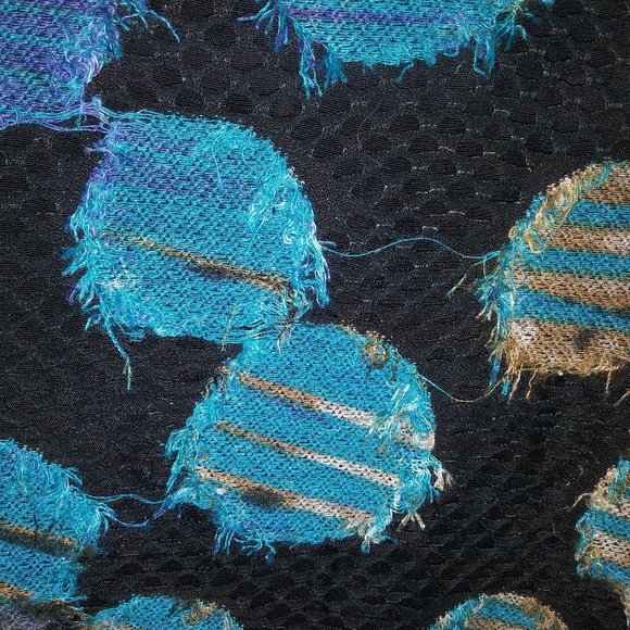 Colorful Boho Bolero Style Top Sz Large - Picture 6 of 8